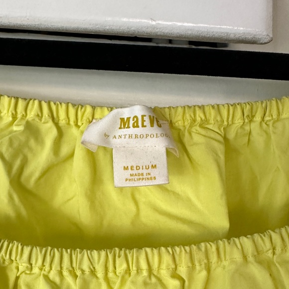 Anthropologie Yellow Tank Top - Picture 3 of 5